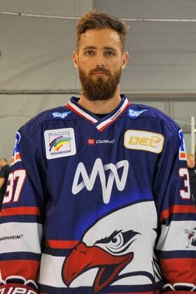 Adler Mannheim Mannheims Thomas Larkin No 37 in the portrait of the Adler Mannheim in the season 2019 2020 Mannheim 30 07 19 Ice Hockey SAP Arena , Mannheim Baden Wuerttemberg Deutschland SAP Arena