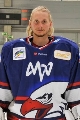 Adler Mannheim Mannheims Mirko Pantkowski No. 30 in the portrait of Adler Mannheim in the season 2019 2020 Mannheim 30 07 19 Ice Hockey SAP Arena , Mannheim Baden Wuerttemberg Germany SAP Arena