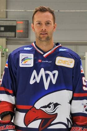Adler Mannheim Mannheims Brent Raedeke Nr 9 in the portrait of the Adler Mannheim in the season 2019 2020 Mannheim 30 07 19 Ice Hockey SAP Arena , Mannheim Baden Wuerttemberg Germany SAP Arena