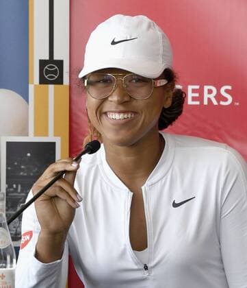 Tennis: Osaka ahead of 2019 Rogers Cup Naomi Osaka of Japan smiles during a press conference, PK, Pressekonferenz after the 2019 Rogers Cup women s draw in Toronto, Canada, on Aug. 2, 2019. 