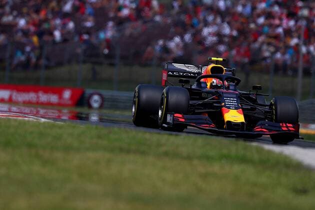 33 Max Verstappen Aston Martin Red Bull Racing Honda. Hungarian GP, Budapest 2-4 August 2019 Budapest 03 08 2019 GP Hungary Formula 1 Championship 2019 Race Photo Federico Basile Insidefoto federicoxbasile