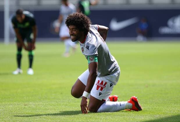 VfL vs. Nice, test match Wolfsburg, 03 08 2019, FUSSBALL VfL Wolfsburg vs. OGC Nice, test match, 2019 season 20 Dante OGC Nice Wolfsburg