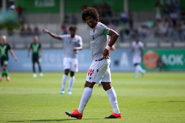 VfL vs. Nice, test match Wolfsburg, 03 08 2019, FUSSBALL VfL Wolfsburg vs. OGC Nice, test match, 2019 season 20 Dante OGC Nice Wolfsburg