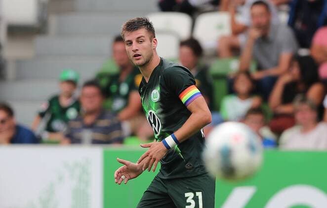 Robin Knoche VfL Wolfsburg DFL REGULATIONS PROHIBIT ANY USE OF PHOTOGRAPHS AS IMAGE SEQUENCES AND OR QUASI VIDEO