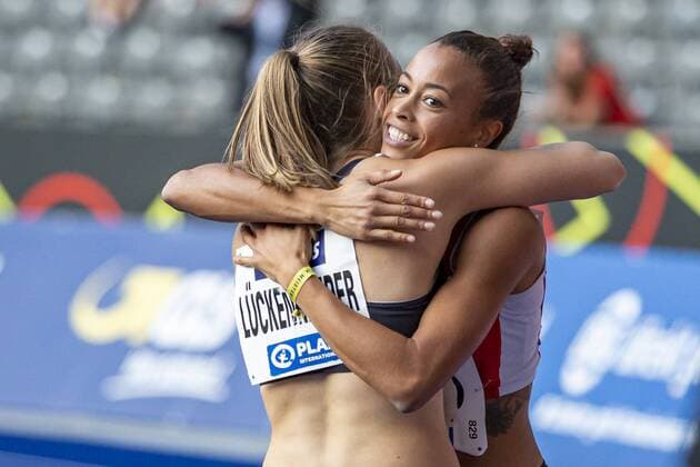 Bilder des Jahres 2019, Sport 08 August Sport Themen der Woche KW31 Deutsche Leichtathletik-Meisterschaften; Berlin, 03.08.2019 Tatjana Pinto (LC Paderborn) wird Deutsche Meisterin ueber 100m; Deutsche Leichtathletik-Meisterschaften am 03.08.2019 im Olympiastadion Berlin (Berlin). *** German Athletics Championships Berlin, 03 08 2019 Tatjana Pinto LC Paderborn becomes German Champion over 100m German Athletics Championships on 03 08 2019 at the Olympiastadion Berlin Berlin Copyright: xBEAUTIFULxSPORTS B.Hoffmannx