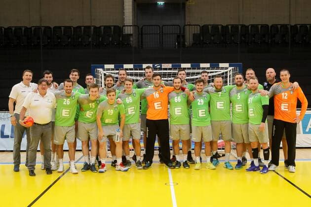HANDBALL - Allstars vs Kiel, test match GRAZ,AUSTRIA,03.AUG.19 - HANDBALL - Styrian Allstars vs THW Kiel, test match. Image shows the team of Allstars. GEPAxpictures xChristianxWalgram