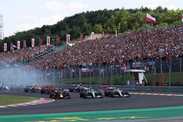 Photo4 LaPresse 04 08 2019 Budapest, Hungary Grand Prix Formula One Hungary 2019 In the pic: Start of the race  Copyright: xPhoto4 LaPressex