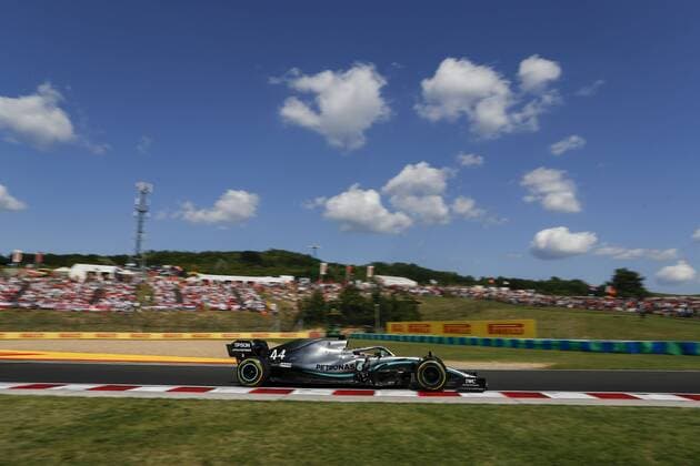 Motorsports: FIA Formula One World Championship, WM, Weltmeisterschaft 2019, Grand Prix of Hungary, 44 Lewis Hamilton (GBR, Mercedes AMG Petronas Motorsport), Budapest Hungary