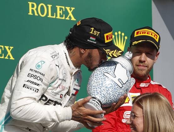 Motorsports: FIA Formula One World Championship, WM, Weltmeisterschaft 2019, Grand Prix of Hungary, 44 Lewis Hamilton (GBR, Mercedes AMG Petronas Motorsport), Budapest Hungary