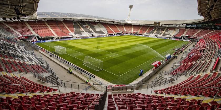 ALKMAAR, AZ - Fortuna Sittard, 04-08-2019, football, Dutch Eredivisie, Season 2019-2020, AFAS Stadium, overview of the stadium AZ - Fortuna Sittard  x4043101x Copyright: