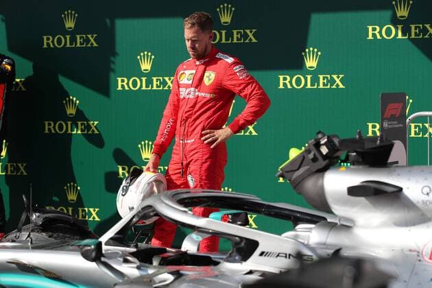 Motorsports: FIA Formula One World Championship, WM, Weltmeisterschaft 2019, Grand Prix of Hungary, 5 Sebastian Vettel (GER, Scuderia Ferrari Mission Winnow), (Verwendung nur in Deutschland - GERMANY ONLY) *** Motorsports FIA Formula One World Championship 2019, Grand Prix of Hungary, 5 Sebastian Vettel GER, Scuderia Ferrari Mission Winnow , Use only in Germany GERMANY ONLY
