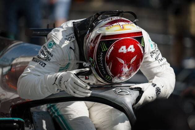 August 4, 2019, Budapest, Hungary: Mercedes AMG Petronas F1 Team™s British driver Lewis Hamilton celebrates after winning the Hungarian F1 Grand Prix at Hungaroring. Formula 1, Hungarian Grand Prix in Budapest, Hungary - 04 Aug 2019 - ZUMAs197 20190804_zaa_s197_105 Copyright: xJurexMakovecx