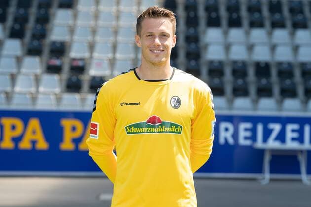 Alexander Schwolow SC Freiburg, 1 Bundesliga, Portrait 2019 2020 SC Freiburg 1 Bundesliga, Portrait 2019 2020 Freiburg Copyright: xEIBNER AchimxKellerx EP_eer
