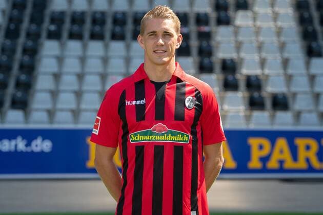 Nils Petersen SC Freiburg, 1 Bundesliga, Portrait 2019 2020 SC Freiburg 1 Bundesliga, Portrait 2019 2020 Freiburg Copyright: xEIBNER AchimxKellerx EP_eer