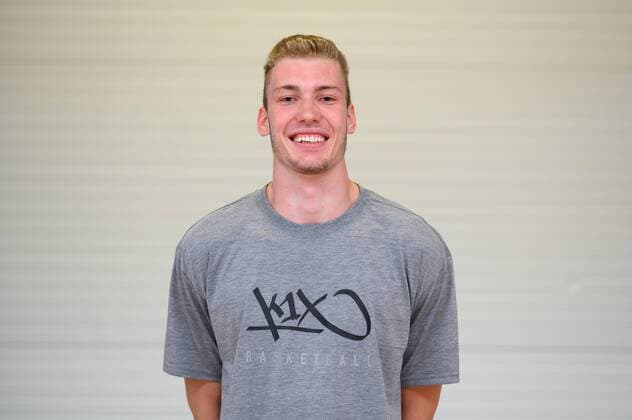 Training kick-off Science City Jena on 5 8 2019 for the season 2019 2020 in the BARMER 2 Basketball Bundesliga ProA Nikolas Schultz Jena , Portrait across training hall Sparkassen Arena
