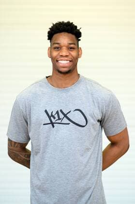 Training kick-off Science City Jena on 5 8 2019 for the season 2019 2020 in the BARMER 2 Basketball Bundesliga ProA Justin Leon Jena , Portrait portrait training hall Sparkassen Arena