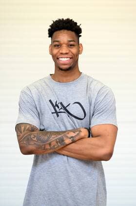 Training kick-off Science City Jena on 5 8 2019 for the season 2019 2020 in the BARMER 2 Basketball Bundesliga ProA Justin Leon Jena , Portrait portrait arms crossed training hall Sparkassen Arena