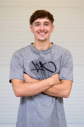 Training kick-off Science City Jena on 5 8 2019 for the season 2019 2020 in the BARMER 2 Basketball Bundesliga ProA Dennis Nawrocki Jena , Portrait portrait arms crossed training hall Sparkassen Arena