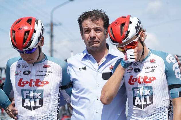 Bilder des Jahres 2019, Sport 08 August Sport Themen der Woche KW32 Sport Bilder des Tages Radsport, Tour de Pologne, 4. Etappe, Bjorg Lambrecht Gedenken 06.08.2019 KOCIERZ 76 TOUR DE POLOGNE , WYSCIG KOLARSKI UCI WORLD TOUR ETAP 4 JAWORZNO - KOCIERZ ETAP NEUTRALIZOWANY POSWIECONY PAMIECI BJORG LAMBRECHT N Z . KOLARZE GRUPA LOTTO SOUDAL NA 48 KILOMETRZE FOT.: TOMASZ MARKOWSKI NEWSPIX --- Newspix.pl  20190806TOM28