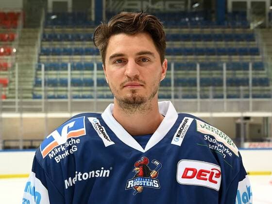 Iserlohn, Germany, 06 08 2019, season 2019 2020, DEL, Iserlohn Roosters, team photo and player portraits, Brody Sutter Iserlohn watching Iserlohn North Rhine Westphalia Germany eu images 09 521 023881 eu-images-521