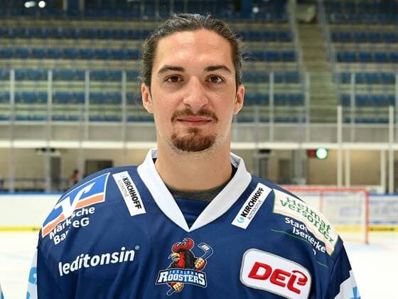 Iserlohn, Germany, 06 08 2019, season 2019 2020, DEL, Iserlohn Roosters, team photo and player portraits, Daniel Weiss Iserlohn watching Iserlohn North Rhine Westphalia Germany eu images 09 521 023889 eu-images-521