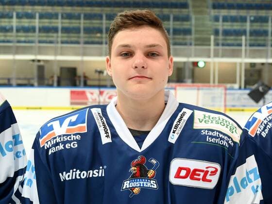 Iserlohn, Germany, 06 08 2019, season 2019 2020, DEL, Iserlohn Roosters, team photo and player portraits, Rene Behrens Iserlohn watching Iserlohn North Rhine Westphalia Germany eu images 09 521 023891 eu-images-521