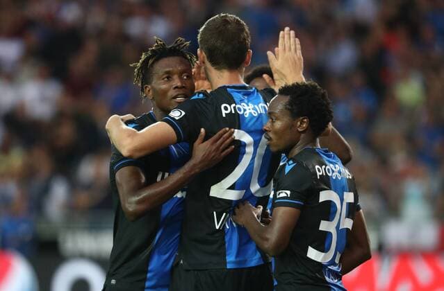 Club s Hans Vanaken celebrates after scoring during a game between Belgian soccer team Club Brugge and Ukrainian club Dynamo Kyiv, in the third qualifying round of the UEFA Champions League competition, Tuesday 06 August 2019 in Brugge. VIRGINIExLEFOUR  x05639448x