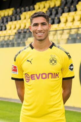 Achraf Hakimi Borussia Dortmund 1 BL, portrait date 2019 2020 Team2