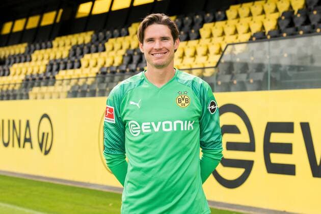 Goalkeeper Marwin Hitz Borussia Dortmund 1 BL, portrait date 2019 2020 Team2