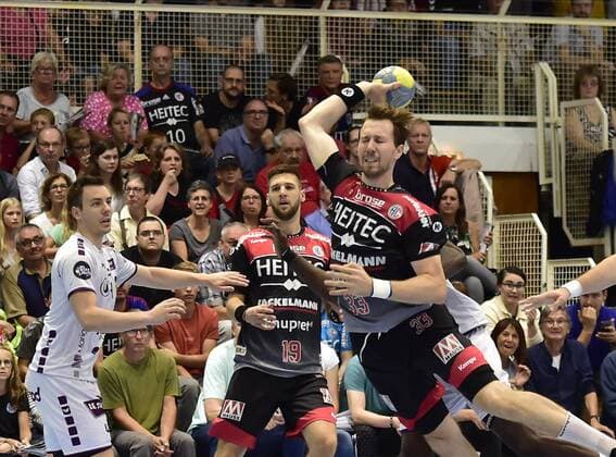 07 08 2019 Handball 2 Erlangen Champions Day Season 2019 2020 HC Erlangen Metropolitan Region Nuremberg HCE HBC Nantes OGo Nikolai Link 33, HC Erlangen HCE