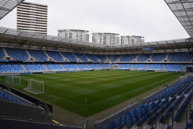 UEFA Europa League Third Qualifying Round First Leg, Tehelne Pole Stadium, Bratislava, Slovakia 7 8 2018 Slovan Bratislava vs Dundalk A view of Tehelne Pole Stadium ahead of the game A view of Tehelne Pole Stadium ahead of the game 7 8 2019  Copyright: x©INPHO CiaranxCulliganx DSC_6300