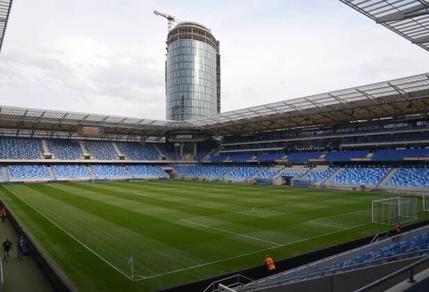 UEFA Europa League Third Qualifying Round First Leg, Tehelne Pole Stadium, Bratislava, Slovakia 7 8 2018 Slovan Bratislava vs Dundalk A view of Tehelne Pole Stadium ahead of the game A view of Tehelne Pole Stadium ahead of the game 7 8 2019  Copyright: x©INPHO CiaranxCulliganx DSC_6397
