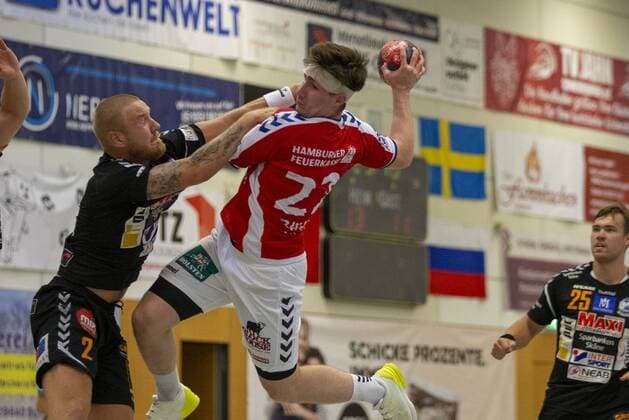 Hamburger Sport Verein vs. IFK Kristianstad, 11 International Heide Cup 2019, Schneverdingen 09 08 19 Philipp Bauer HSV Hamburg, 22 against Emil Hansson IFK Kristianstad, 02 Copyright: xBEAUTIFULxSPORTS MarioxM.xKobergx