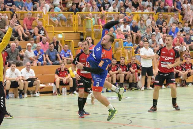 Handball 1 HBL HBW Balingen Weilstetten vs BSV Bern Muri 2019 08 09 Handball 1 HBL HBW Balingen Weilstetten vs BSV Bern Muri Reutlingen Copyright: xEIBNER JoxxBaurx EP_JOBA
