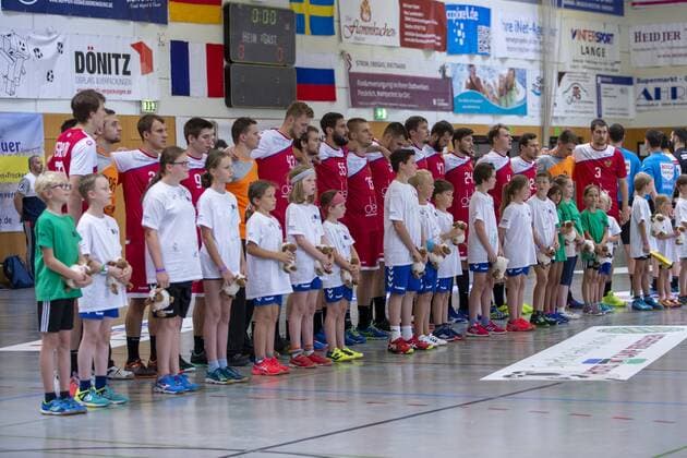 HSG Wetzlar vs. National Team Russia, 11 International Heide Cup 2019, Schneverdingen 10 08 19 Russian National Team Copyright: xBEAUTIFULxSPORTS MarioxM.xKobergx
