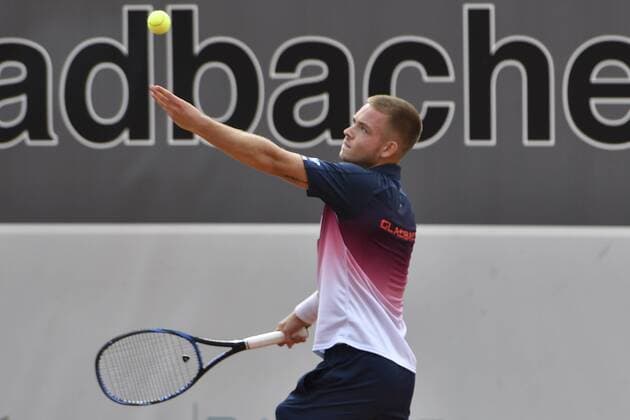 GER, Tennis Point Bundesliga, 1BL, Badwerk Gladbacher HTC 1 vs TK GW Mannheim 1 11 08 2019, An den Holter Sportstätten, Moenchengladbach, GER, Tennis Point Bundesliga, 1BL, Badwerk Gladbacher HTC 1 vs TK GW Mannheim 1, in picture Tim Sandkaulen GER Badwerk Gladbacher HTC 1 nph Mauelshagen nph00321