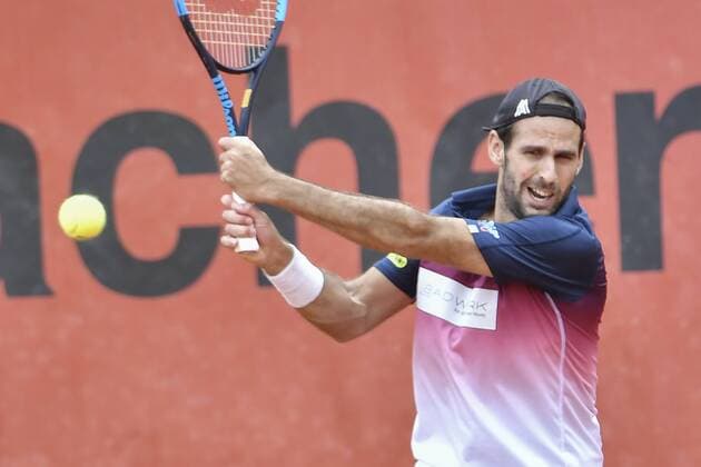 GER, Tennis Point Bundesliga, 1BL, Badwerk Gladbacher HTC 1 vs TK GW Mannheim 1 11 08 2019, An den Holter Sportstätten, Moenchengladbach, GER, Tennis Point Bundesliga, 1BL, Badwerk Gladbacher HTC 1 vs TK GW Mannheim 1, in picture Adrian Menendez ESP Badwerk Gladbacher HTC 1 nph Mauelshagen nph00321