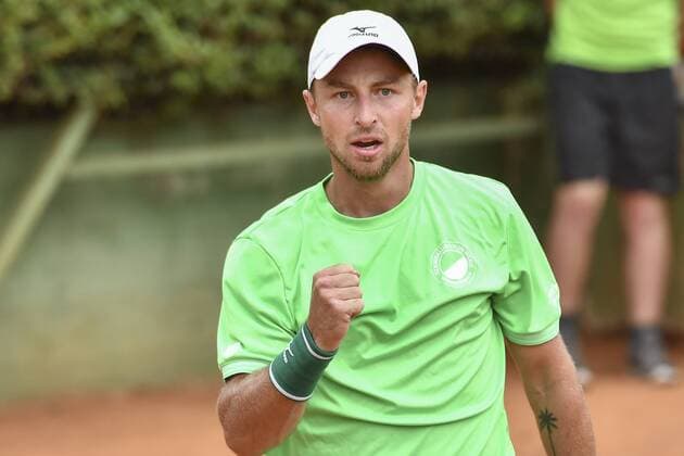 GER, Tennis Point Bundesliga, 1BL, Badwerk Gladbacher HTC 1 vs TK GW Mannheim 1 11 08 2019, An den Holter Sportstätten, Moenchengladbach, GER, Tennis Point Bundesliga, 1BL, Badwerk Gladbacher HTC 1 vs TK GW Mannheim 1, in picture Jeremy Jahn GER TK GW Mannheim 1 nph Mauelshagen nph00321