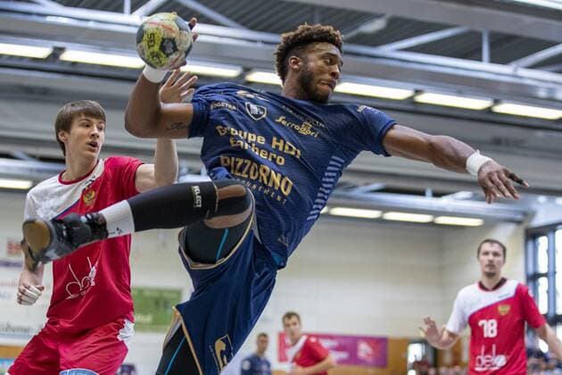 St Raphael Var vs National Team Russia, 11 International Heide Cup 2019, Schneverdingen 11 08 19 Jeremy Toto St Raphael Var, 26 vs Sergey Kosorotov Russian National Team, 99 Copyright: xBEAUTIFULxSPORTS MarioxM.xKobergx
