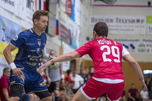St Raphael Var vs. National Team Russia, 11 International Heide Cup 2019, Schneverdingen 11 08 19 Xavier Barachet St Raphael Var, 04 vs. Kirill Kotov Russian National Team, 29 Copyright: xBEAUTIFULxSPORTS MarioxM.xKobergx