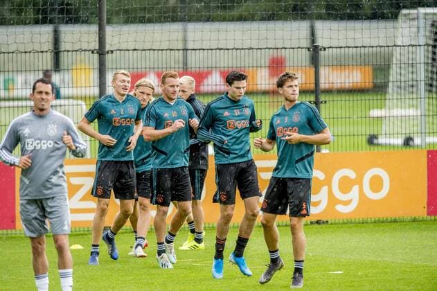 12-08-2019 VOETBAL: TRAINING AJAX: AMSTERDAM Dani de Wit (Ajax) Foto: SCS Michel Utrecht xVIxVIxImagesx xSoenarxChamidxsportfotografiexIVx 200919606