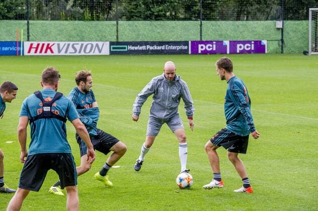 12-08-2019 VOETBAL: TRAINING AJAX: AMSTERDAM Erik ten Hag, trainer Ajax Foto: SCS Michel Utrecht xVIxVIxImagesx xSoenarxChamidxsportfotografiexIVx 200919851