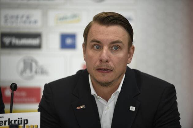 THW coach Filip Jicha, handball, men, THW Kiel, Bundesliga, press conference, 13 08 19 Kiel Showroom Süverkrup Schleswig Holstein Germany