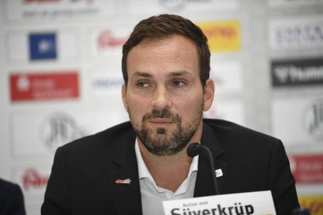 Viktor Szilagyi Managing Director Sports , Handball, Men, THW Kiel, Bundesliga, Press conference, 13 08 19 Kiel Showroom Süverkrup Schleswig Holstein Germany