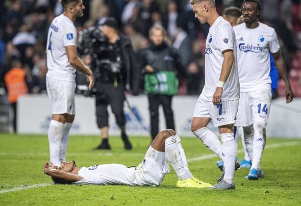 Carlos Zeca 10, FC Copenhagen and Viktor Fischer 7, FC Copenhagen, prepare for the match in the Champions League qualifier between FC Copenhagen and Roede Sterne in the Park on Tuesday 13 August 2019, Copenhagen Denmark,  Copyright: AndersxKjaerbyex-xRitzauxScanpix AndersxKjaerbyex COP101 spdk20190813-233909-L