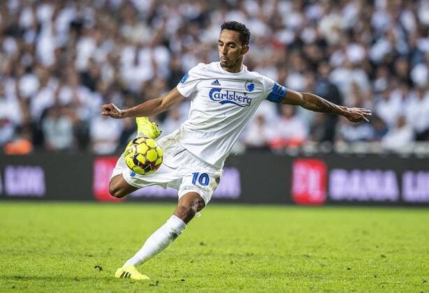 Carlos Zeca 10, FC Copenhagen during the match in the Champions League qualifier between FC Copenhagen and Roede Stjerne i Parken Tuesday, August 13, 2019, Copenhagen Denmark,  Copyright: AndersxKjaerbyex-xRitzauxScanpix AndersxKjaerbyex COP101 spdk20190814-000217-L