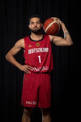 Basketball Trier 08 08 2019 German Basketball Federation DBB National Team Men Men Team Germany for the World Championship 2019 Joshiko Saibou Germany, No 01