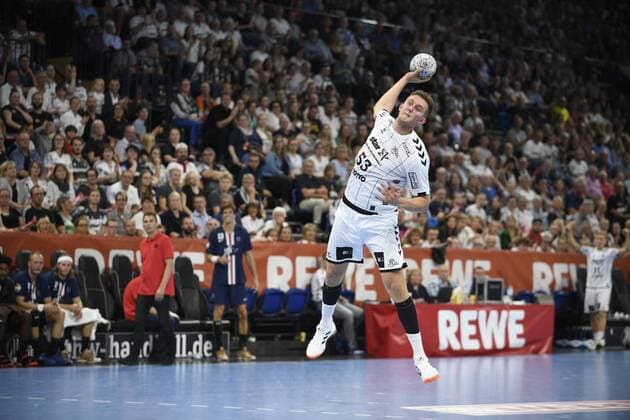 Nikola Bilyk THW Kiel , Handball, Men, REWE Cup, International Test Game, THW Kiel vs Paris St Germain, 14 08 19 Kiel Sparkassen Arena Schleswig Holstein Germany
