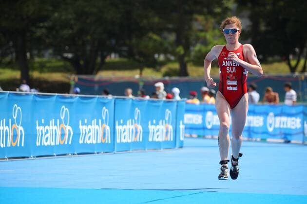 Jolanda Annen (SUI), AUGUST 15, 2019 - Triathlon : 2019 ITU World Olympic Qualification Event in Odaiba, Tokyo, Japan. Noxthirdxpartyxsales  (109819427)
