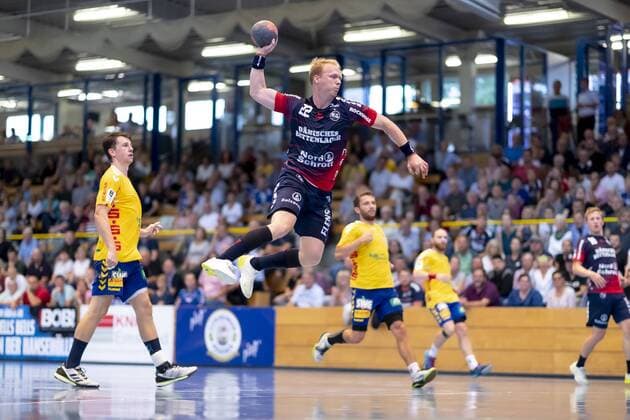 Anders Zachariassen No 22, SG Flensburg Handewitt Mecklenburger Stiere vs SG Flensburg Handewitt, Handball, DHB Cup, 17 08 19 Luebeck Schleswig Holstein Germany Copyright: xAgentur54Gradx xFelixxKoenigx
